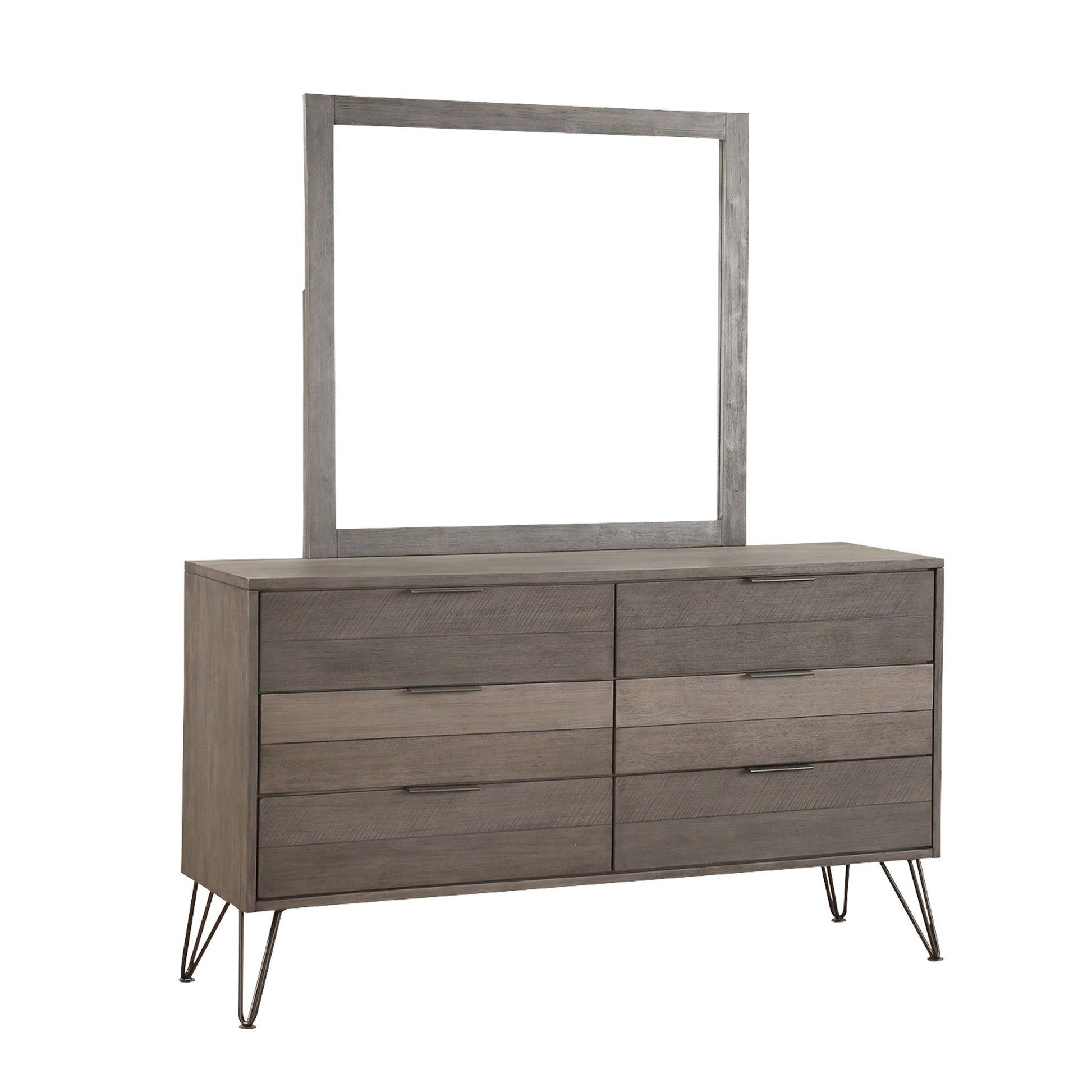 Urbanite Gray Mirror (Mirror Only) - 1604-6 - Luna Furniture - Dallas Store
