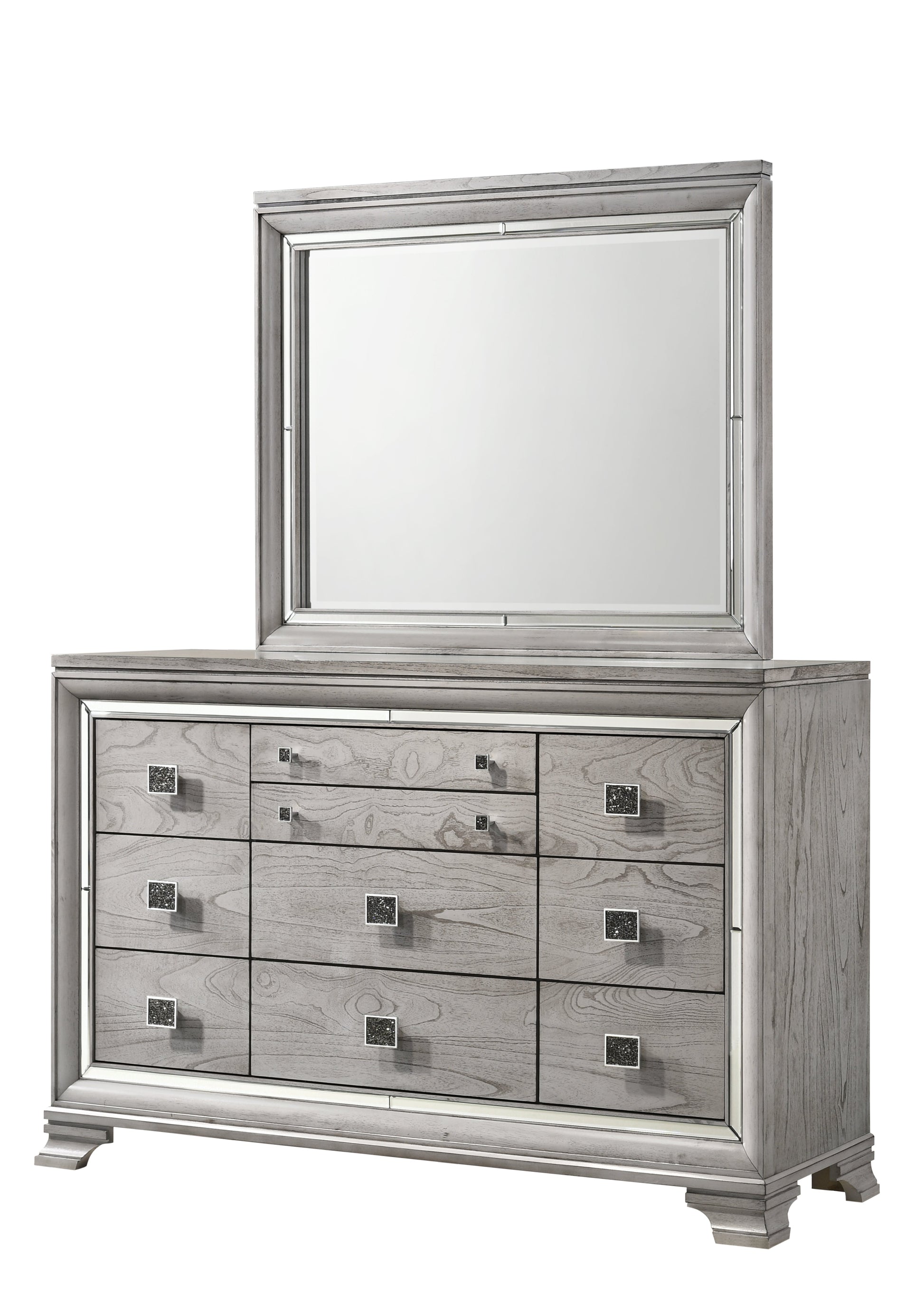 Vail Gray Bedroom Mirror (Mirror Only) - B7200-11 - Luna Furniture - Dallas Store
