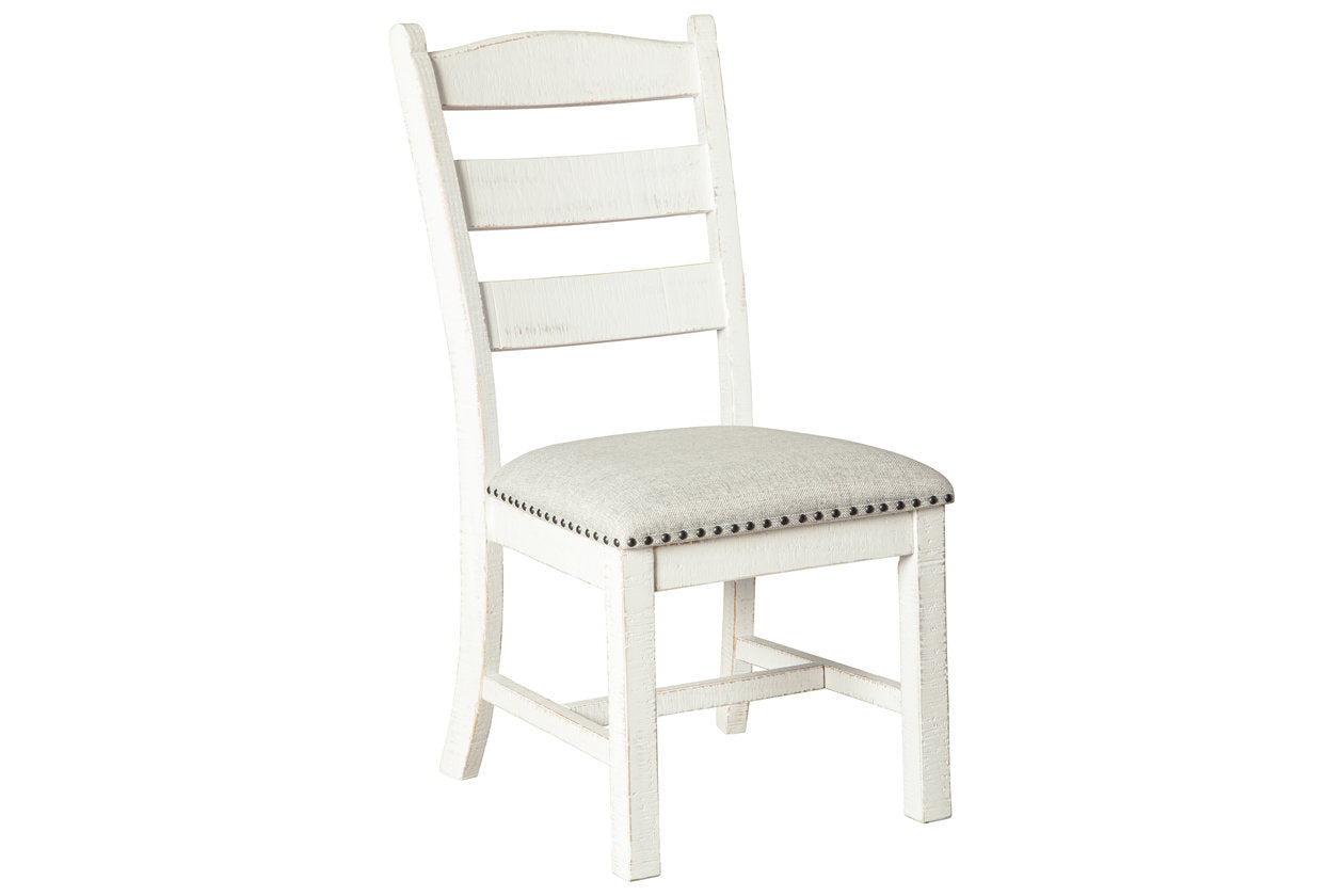 Valebeck Beige/White Dining Chair, Set of 2 - D546-01 - Luna Furniture - Dallas Store
