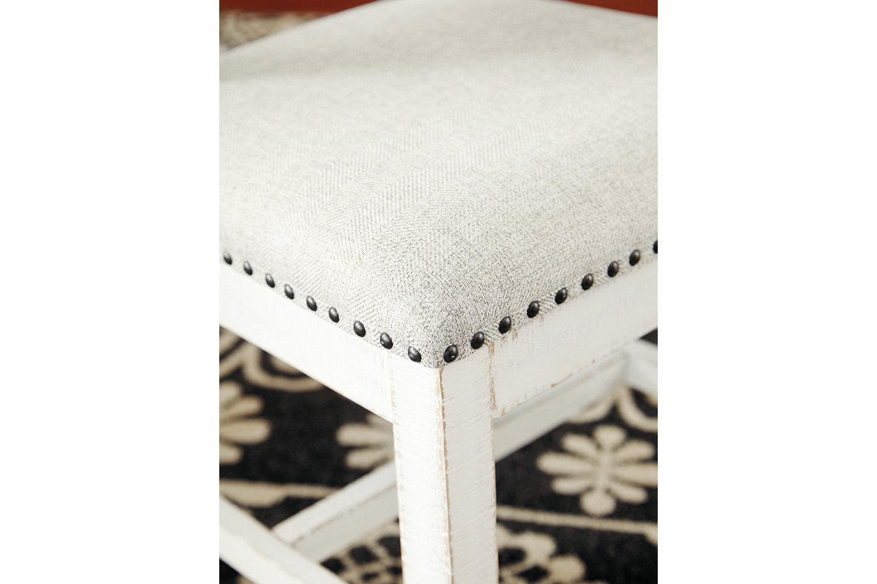 Valebeck Beige/White Dining Chair, Set of 2 - D546-01 - Luna Furniture - Dallas Store