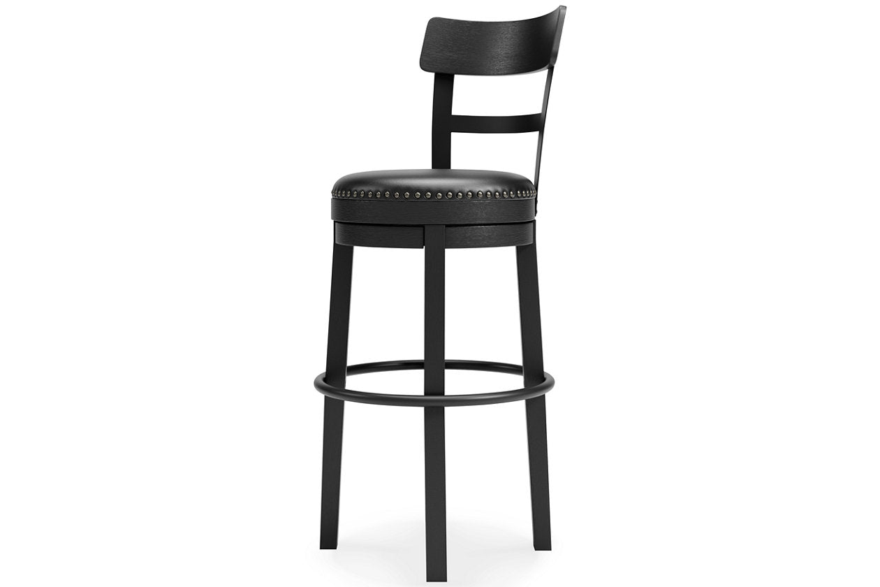 Valebeck Black Bar Height Barstool - D546-630 - Luna Furniture - Dallas Store