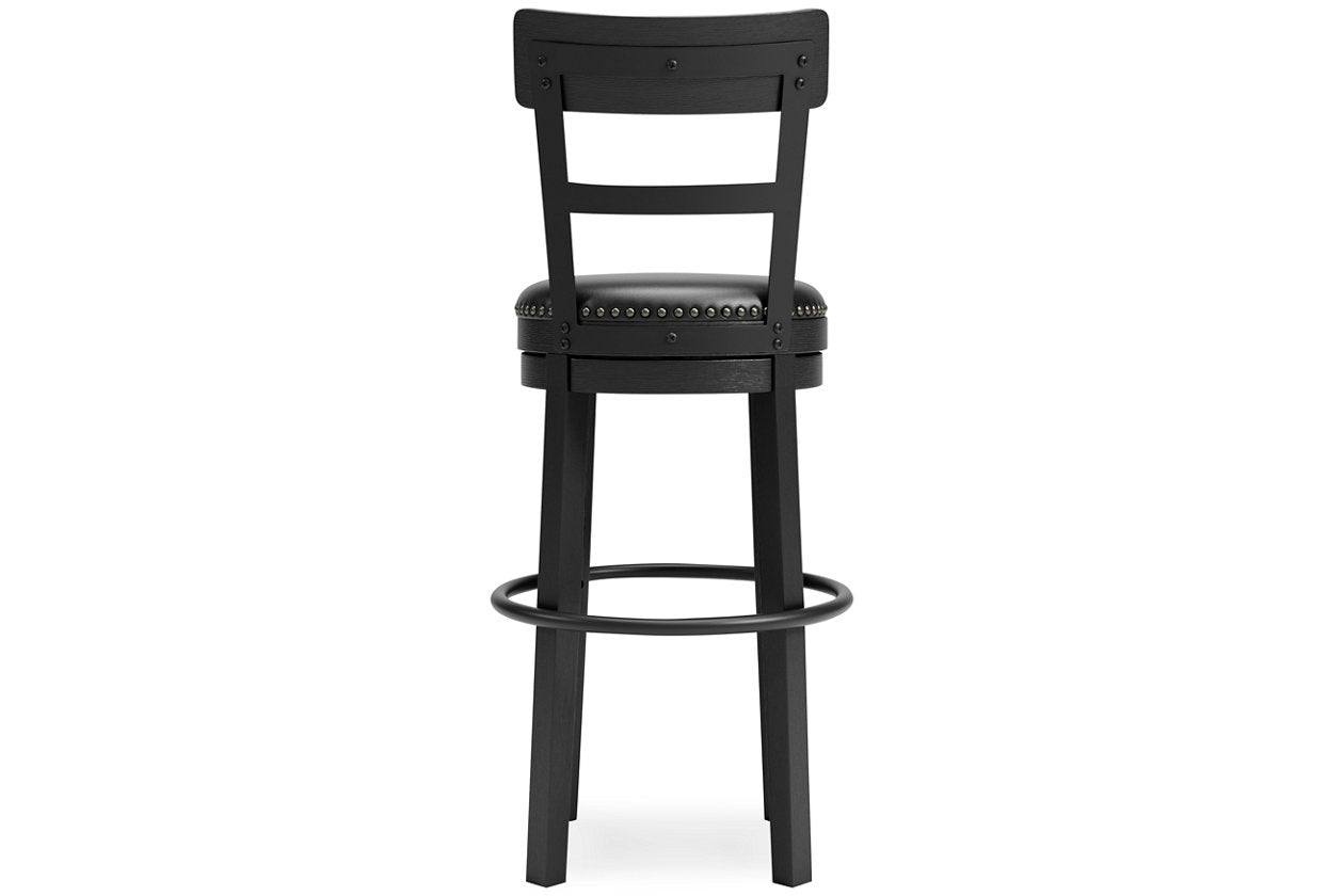 Valebeck Black Bar Height Barstool - D546-630 - Luna Furniture - Dallas Store
