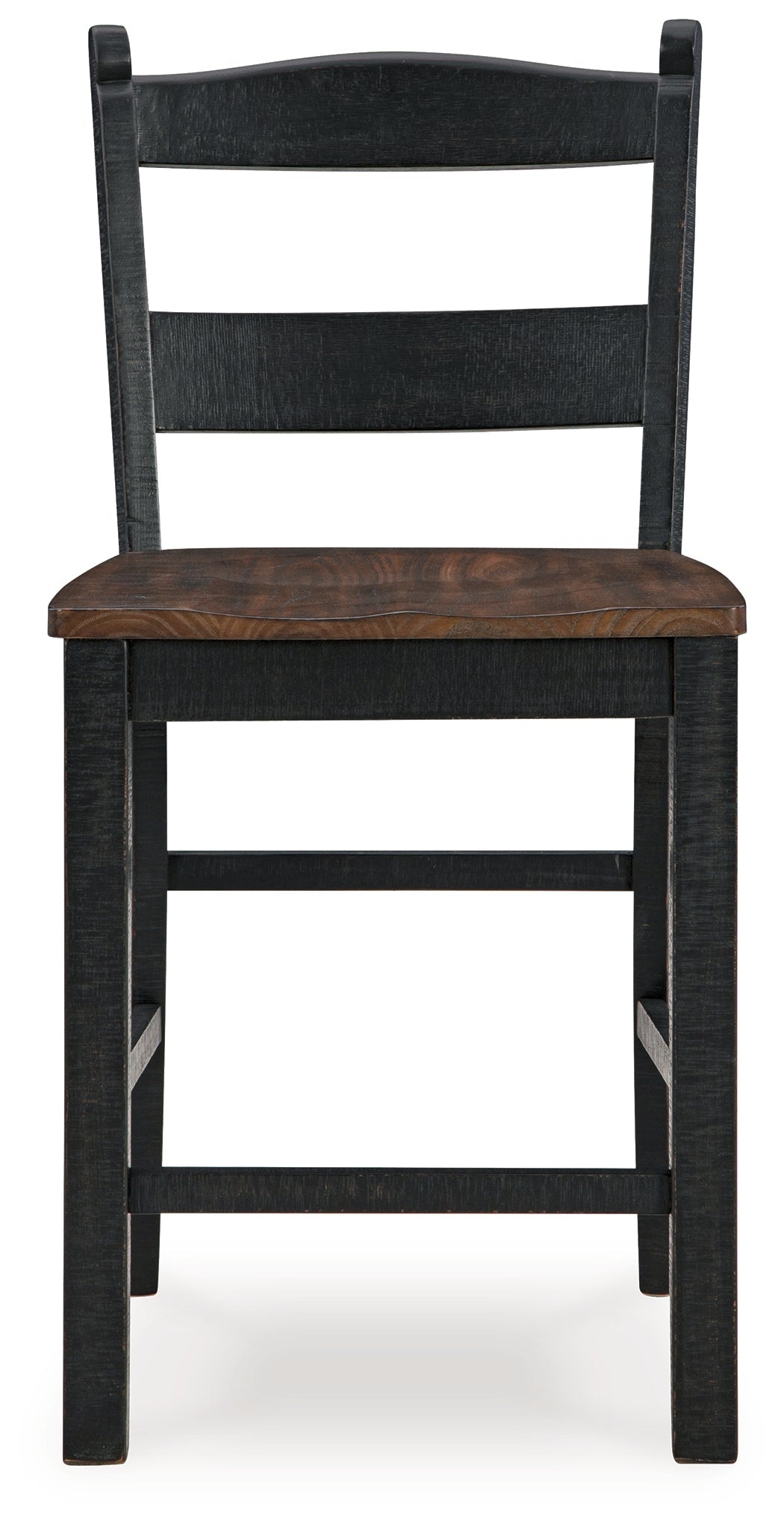 Valebeck Black/Brown Counter Height Barstool, Set of 2 - D546-724 - Luna Furniture - Dallas Store