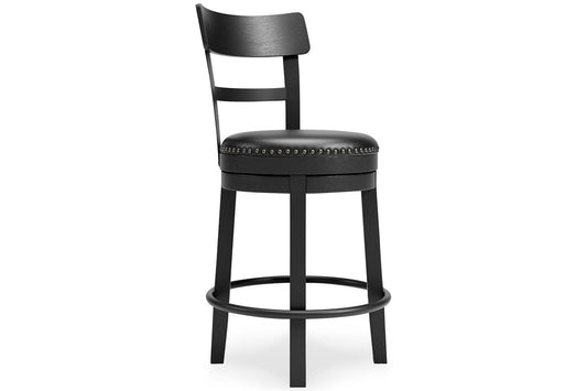 Valebeck Black Counter Height Barstool - D546-624 - Luna Furniture - Dallas Store