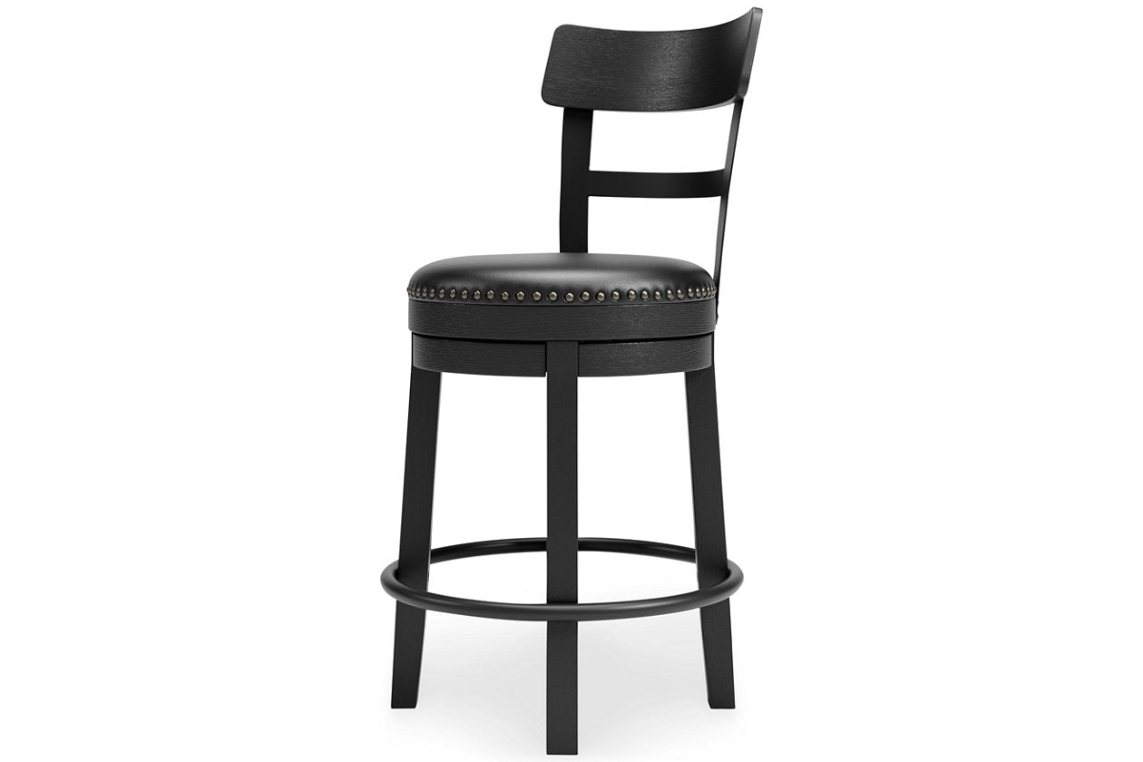 Valebeck Black Counter Height Barstool - D546-624 - Luna Furniture - Dallas Store