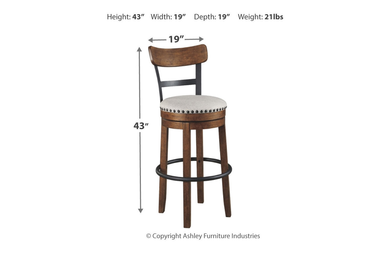 Valebeck Brown Bar Height Barstool - D546-430 - Luna Furniture - Dallas Store