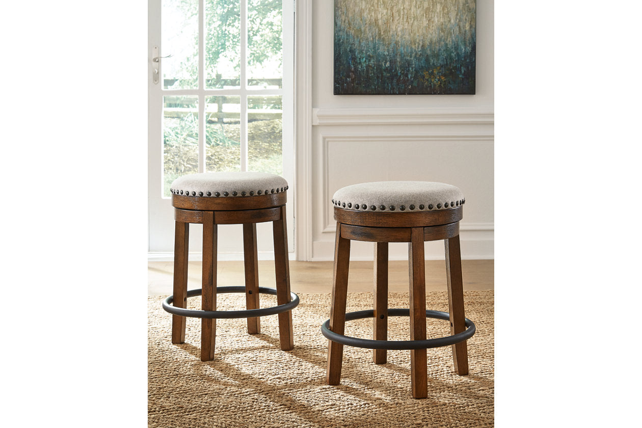 Valebeck Brown/Black Counter Height Stool - D546-124 - Luna Furniture - Dallas Store