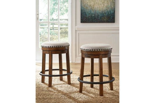 Valebeck Brown/Black Counter Height Stool - D546-124 - Luna Furniture - Dallas Store