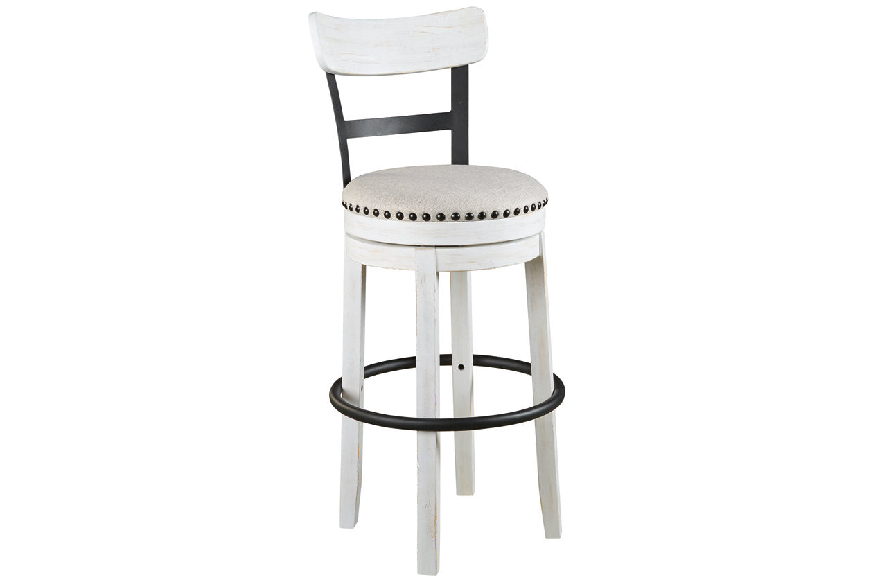 Valebeck White Bar Height Barstool - D546-530 - Luna Furniture - Dallas Store