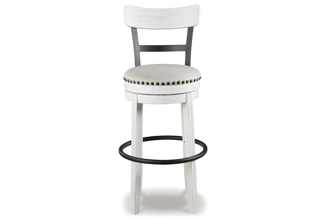 Valebeck White Bar Height Barstool - D546-530 - Luna Furniture - Dallas Store