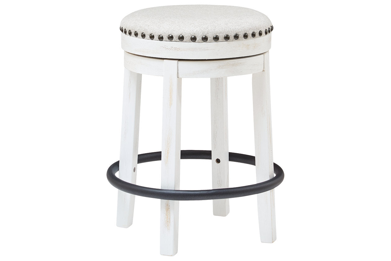 Valebeck White/Black Counter Height Stool - D546-324 - Luna Furniture - Dallas Store