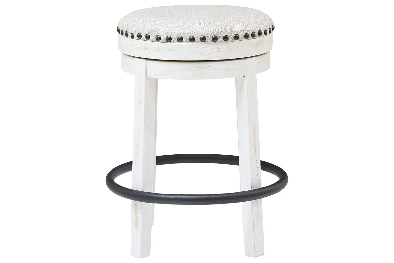 Valebeck White/Black Counter Height Stool - D546-324 - Luna Furniture - Dallas Store