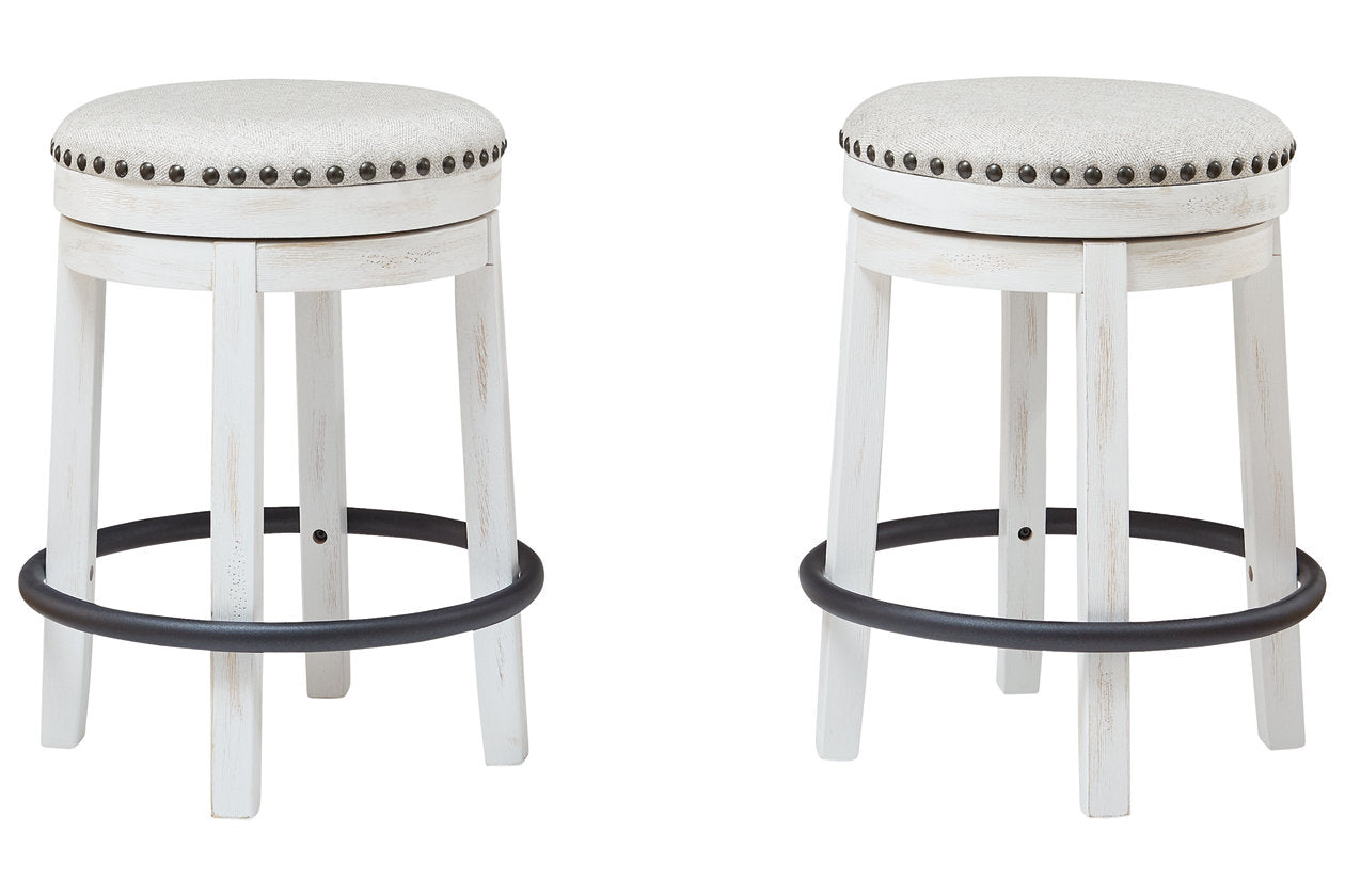 Valebeck White/Black Counter Height Stool - D546-324 - Luna Furniture - Dallas Store