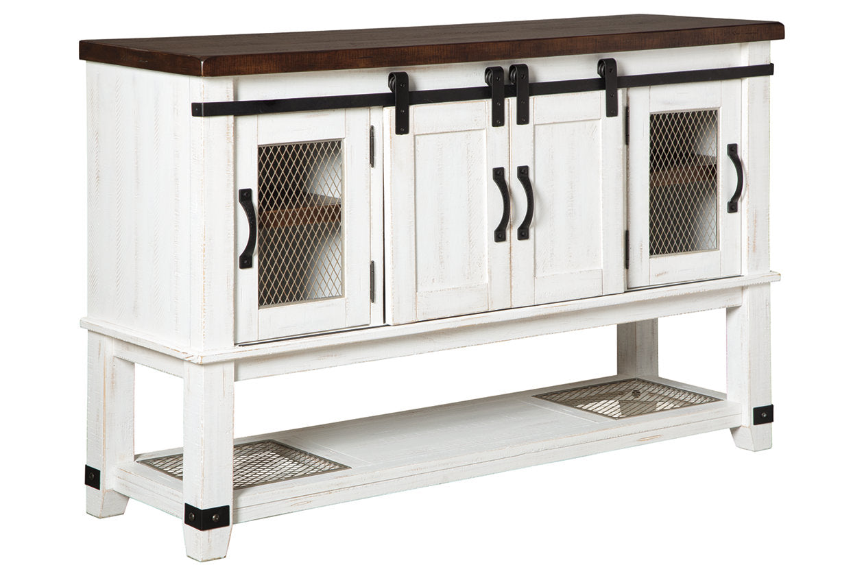 Valebeck White/Brown Dining Server - D546-60 - Luna Furniture - Dallas Store