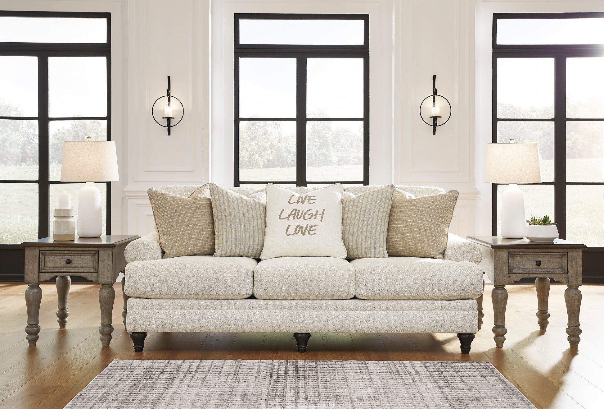 Valerani Sandstone Living Room Set - SET | 3570238 | 3570235 - Luna Furniture - Dallas Store