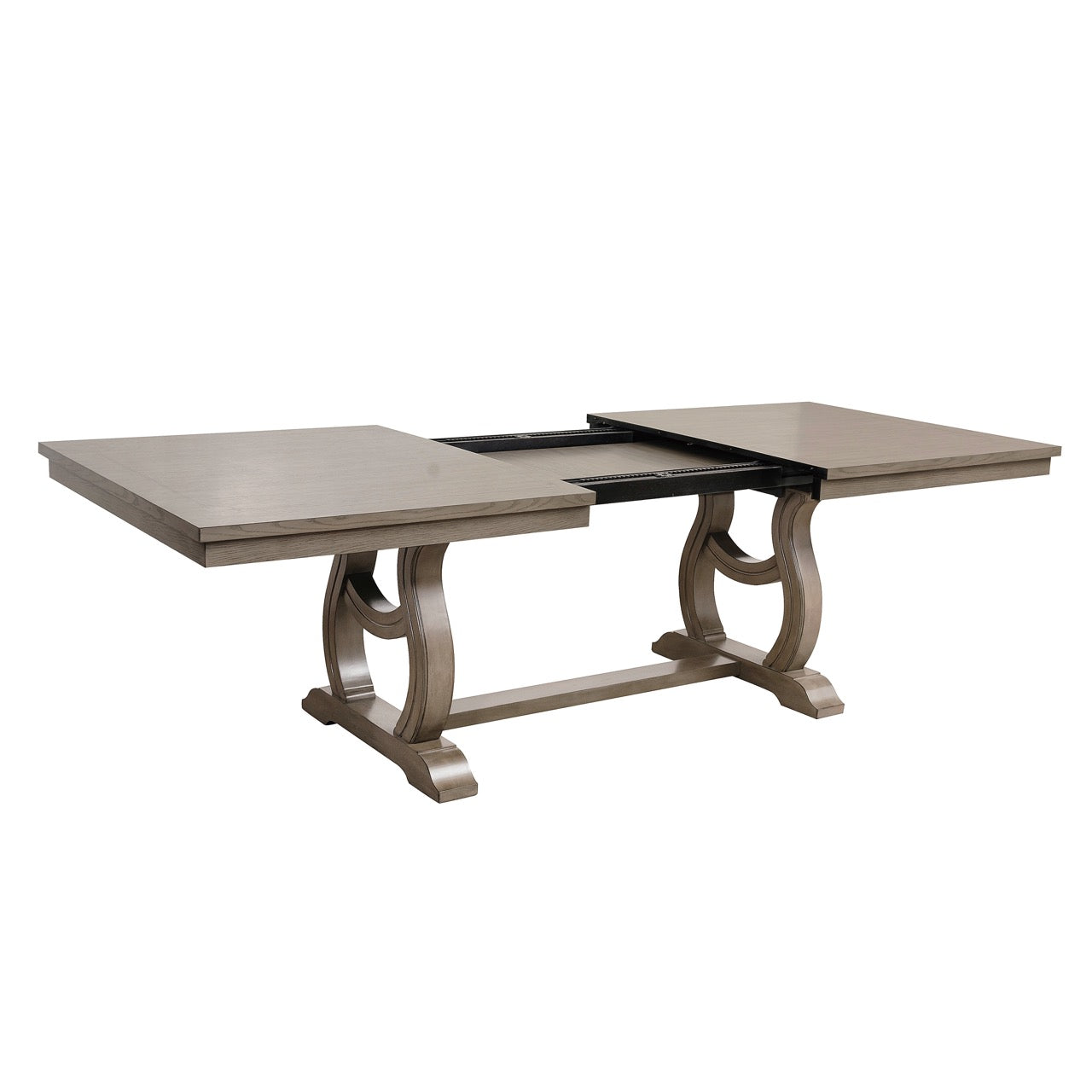 Vermillion Gray Cashmere Extendable Dining Set - SET | 5442-96 | 5442-96B | 5442A | 5442S(2) - Luna Furniture - Dallas Store
