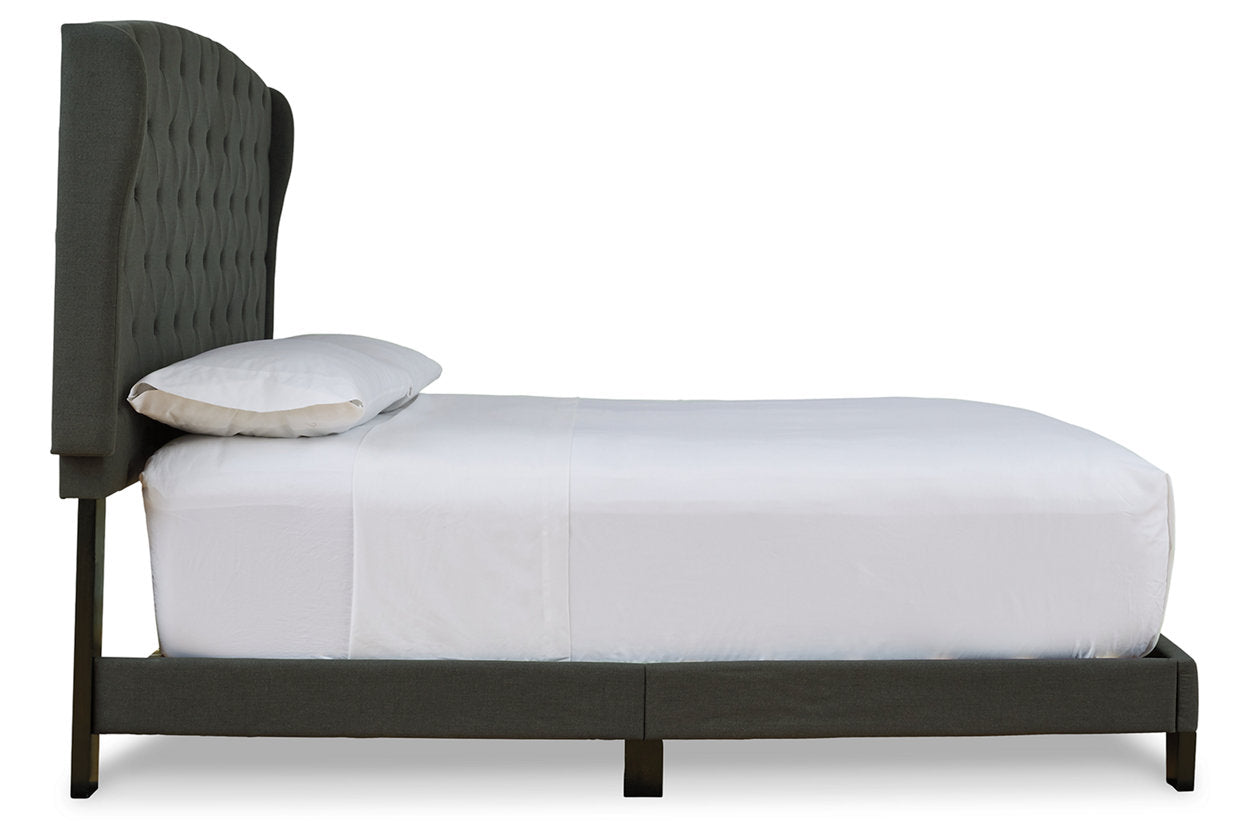 Vintasso Charcoal King Upholstered Bed - B089-882 - Luna Furniture - Dallas Store