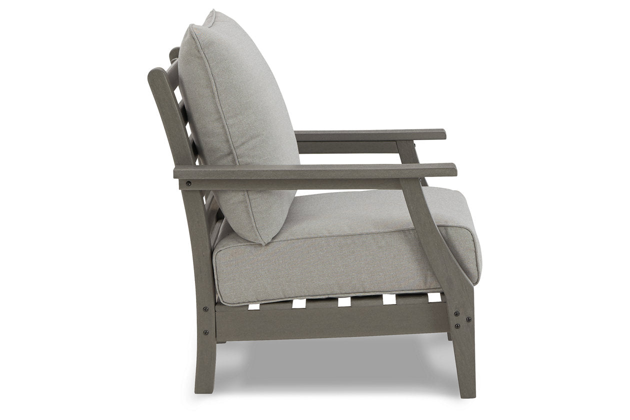 Visola Gray Lounge Chair with Cushion, Set of 2 - P802-820 - Luna Furniture - Dallas Store
