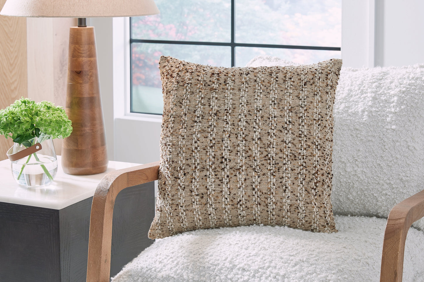 Vorlane Tan/Brown/White Pillow (Set of 4) - A1001046 - Luna Furniture - Dallas Store