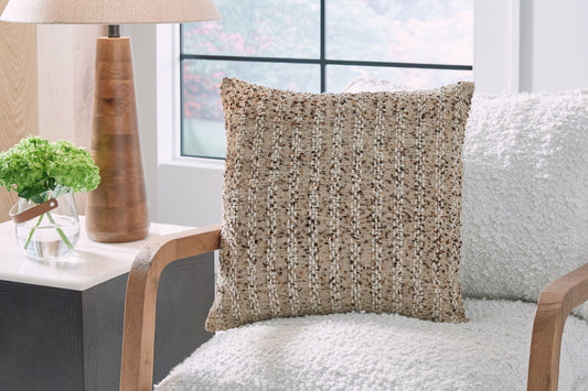 Vorlane Tan/Brown/White Pillow (Set of 4) - A1001046 - Luna Furniture - Dallas Store