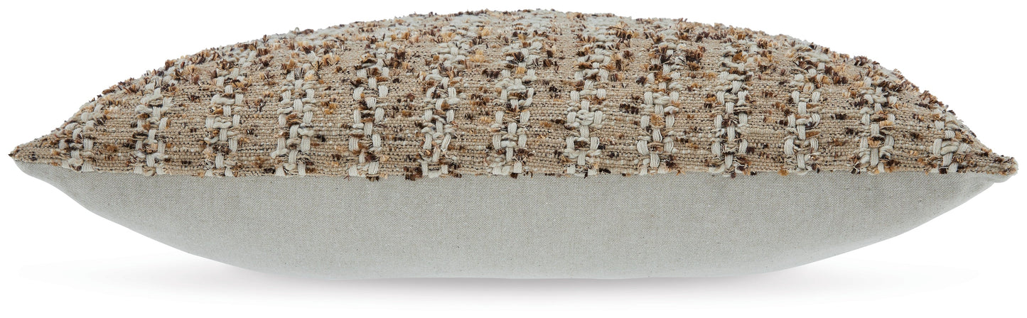 Vorlane Tan/Brown/White Pillow (Set of 4) - A1001046 - Luna Furniture - Dallas Store