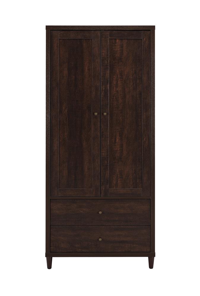 Wadeline Rustic Tobacco 2-Door Tall Accent Cabinet - 950724 - Luna Furniture - Dallas Store
