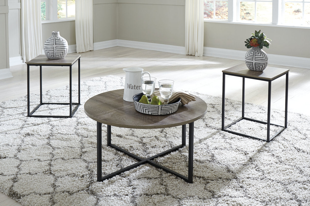 Wadeworth Two-tone Table, Set of 3 - T103-213 - Luna Furniture - Dallas Store