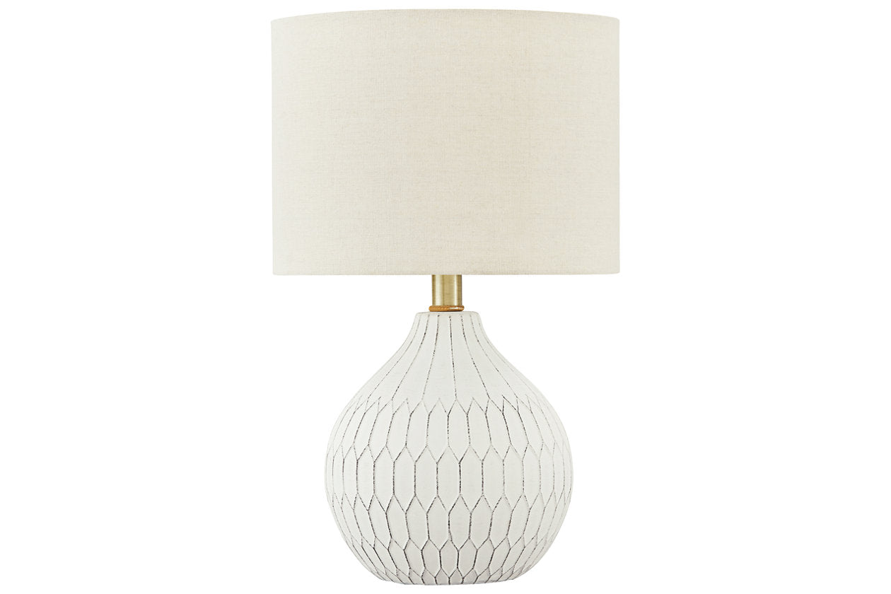 Wardmont White Table Lamp - L180094 - Luna Furniture - Dallas Store