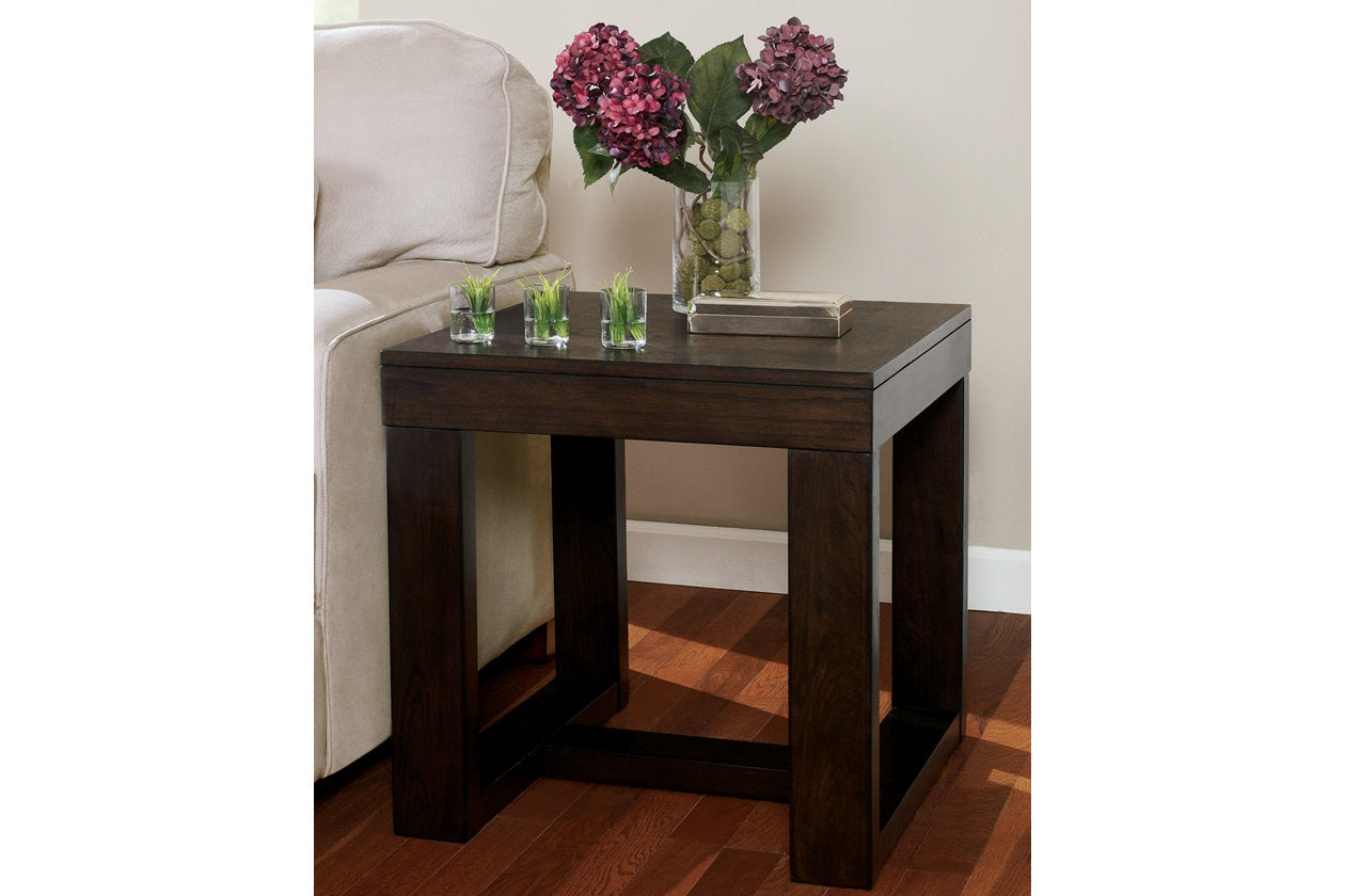 Watson Dark Brown End Table - T481-2 - Luna Furniture - Dallas Store