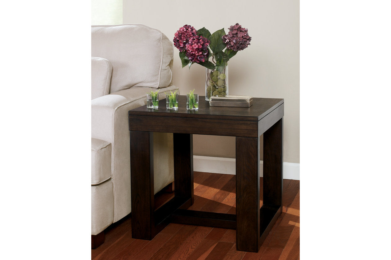 Watson Dark Brown End Table - T481-2 - Luna Furniture - Dallas Store