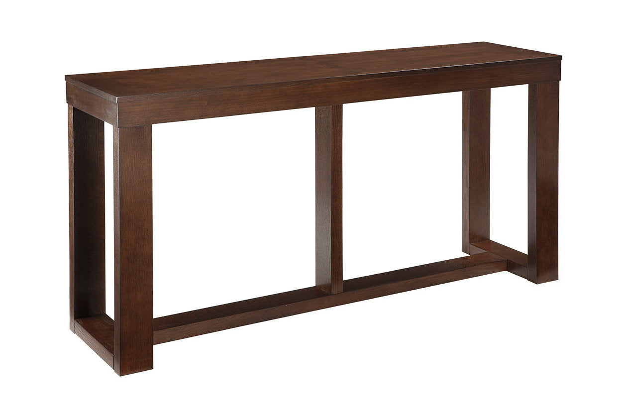 Watson Dark Brown Sofa/Console Table - T481-4 - Luna Furniture - Dallas Store