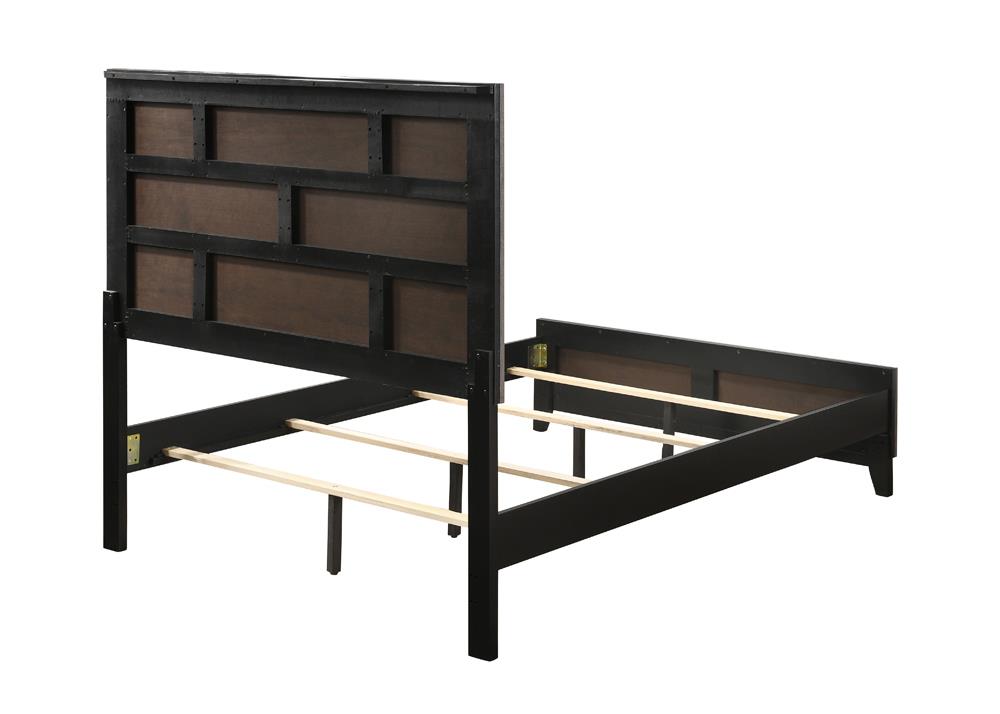 Watson Full Panel Bed Gray Oak - 212421F - Luna Furniture - Dallas Store