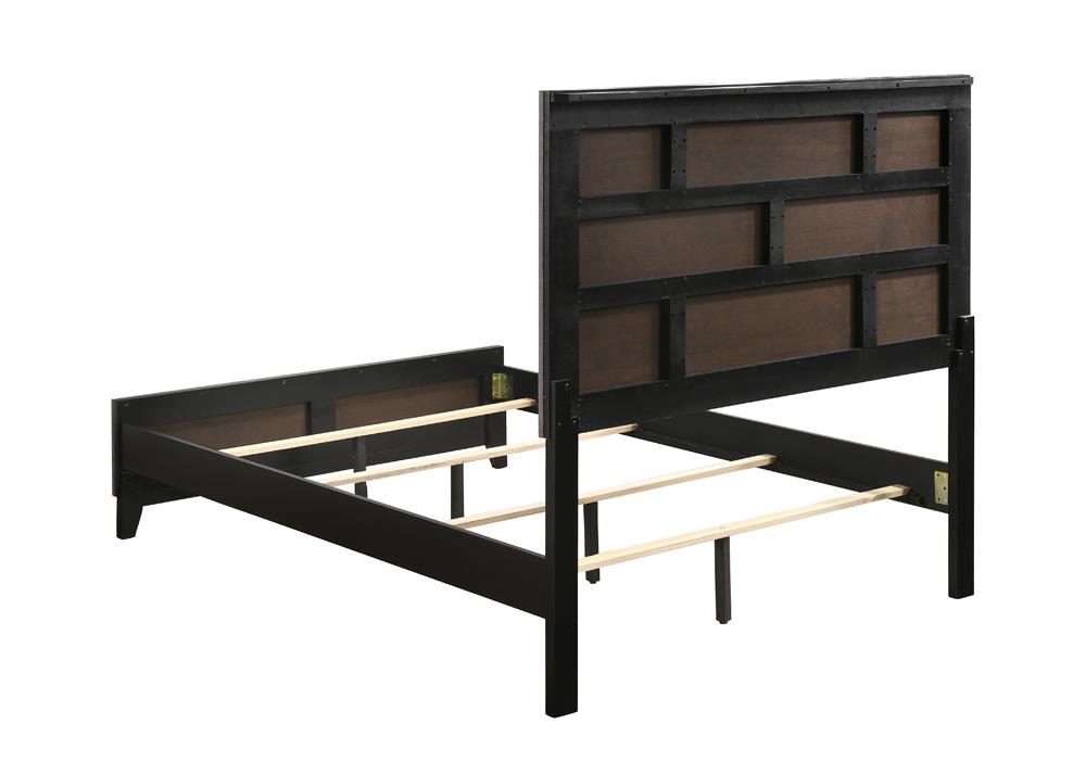 Watson Full Panel Bed Gray Oak - 212421F - Luna Furniture - Dallas Store