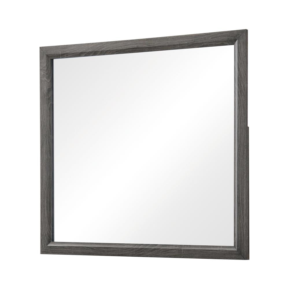 Watson Gray Oak Mirror - 212424 - Luna Furniture - Dallas Store