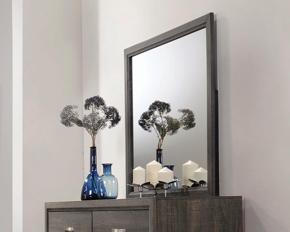 Watson Gray Oak Mirror - 212424 - Luna Furniture - Dallas Store