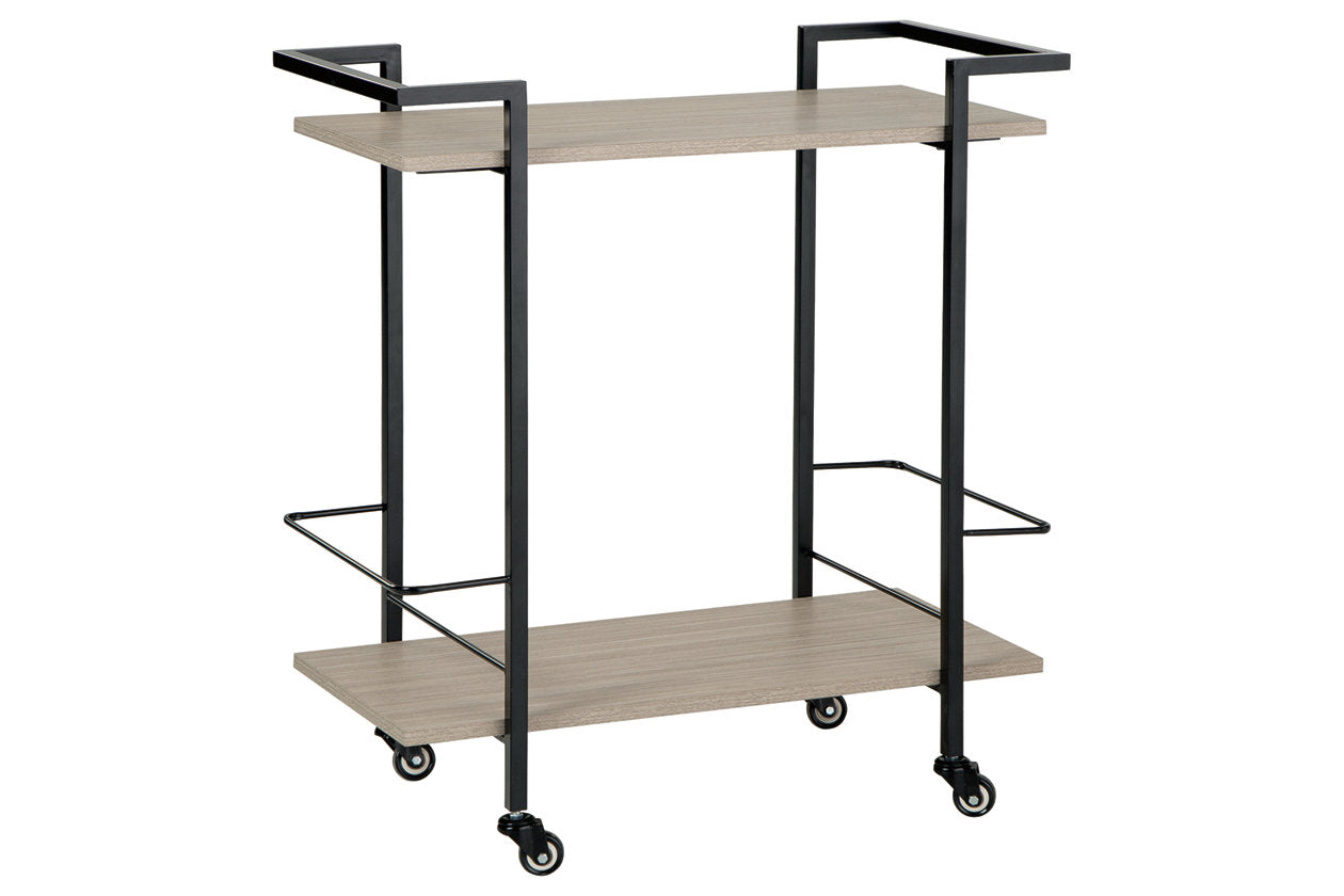 Waylowe Brown/Black Bar Cart - A4000389 - Luna Furniture - Dallas Store