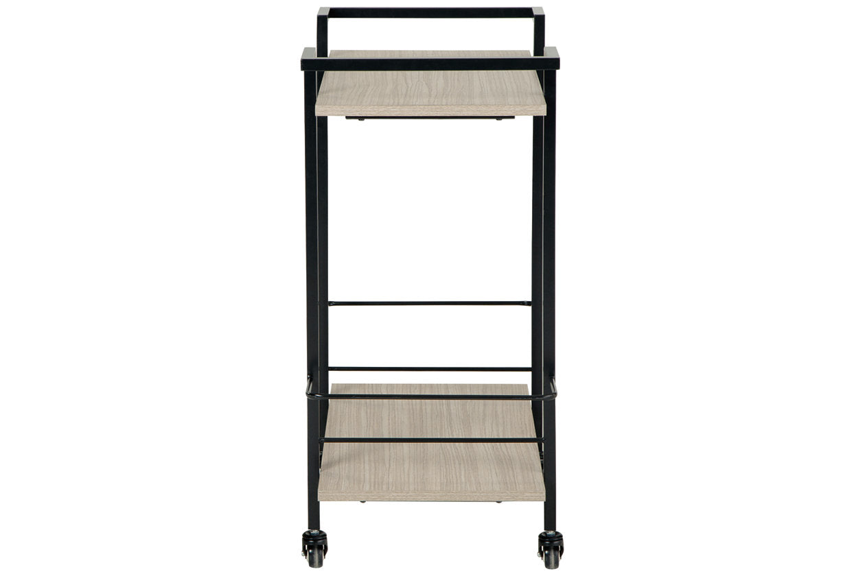 Waylowe Brown/Black Bar Cart - A4000389 - Luna Furniture - Dallas Store