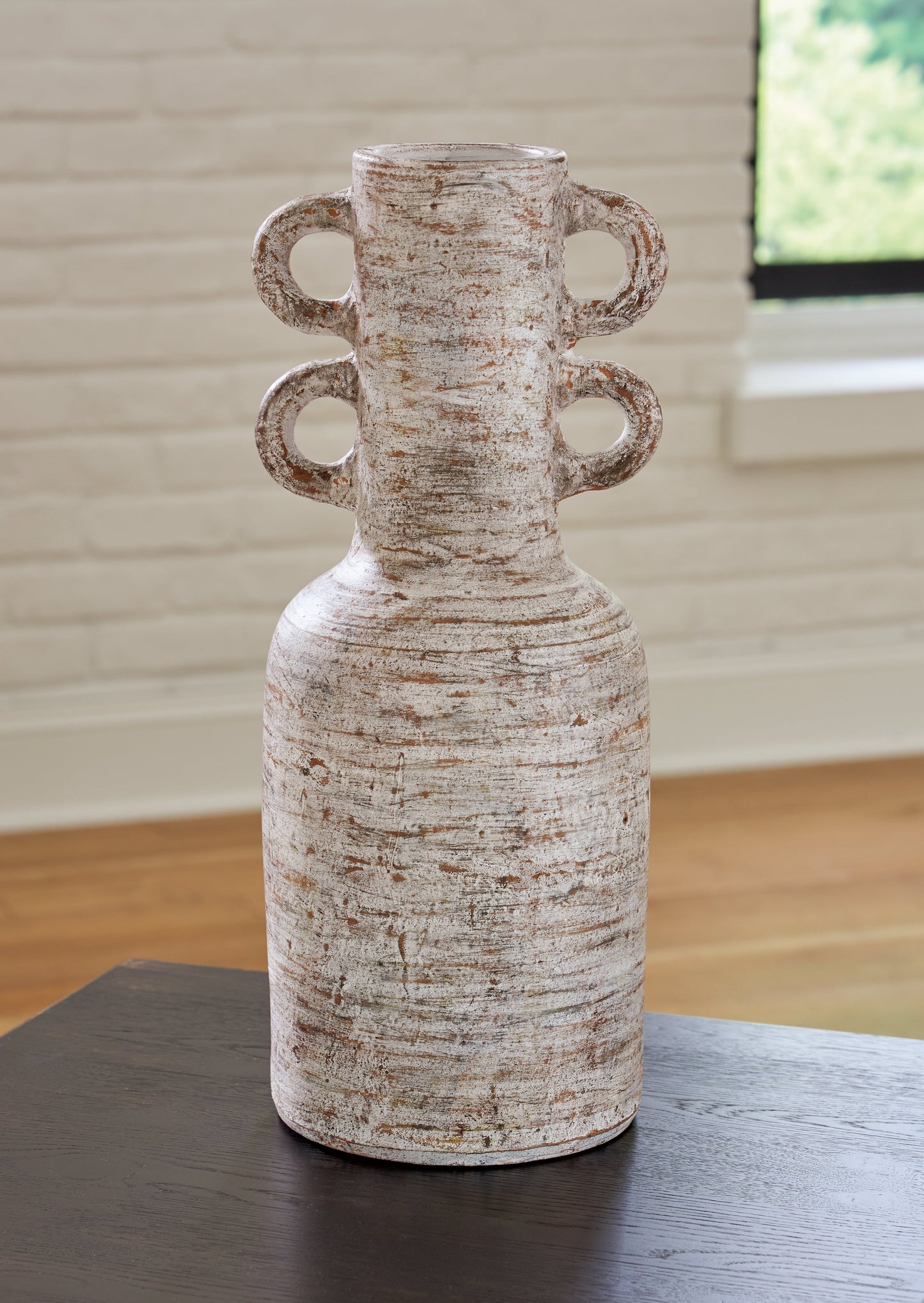 Wellbridge Distressed White Vase - A2000609 - Luna Furniture - Dallas Store