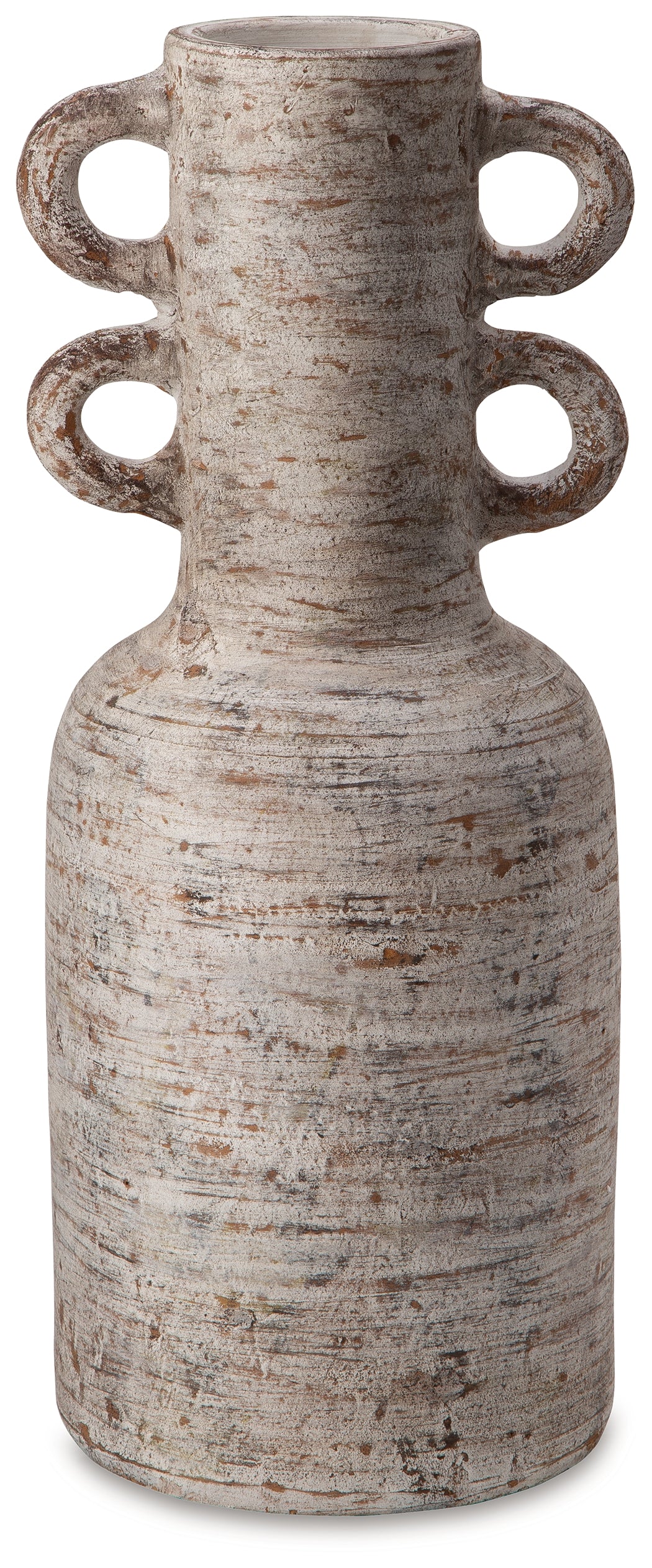 Wellbridge Distressed White Vase - A2000609 - Luna Furniture - Dallas Store