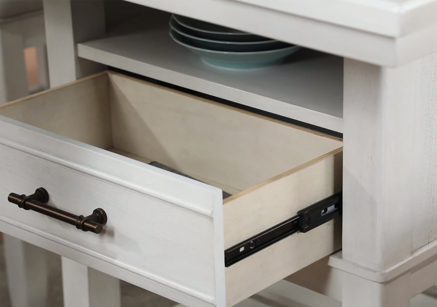 Wendy White Counter Height Table - SET | 2717T-4060-TOP | 2717T-4060-BASE - Luna Furniture - Dallas Store