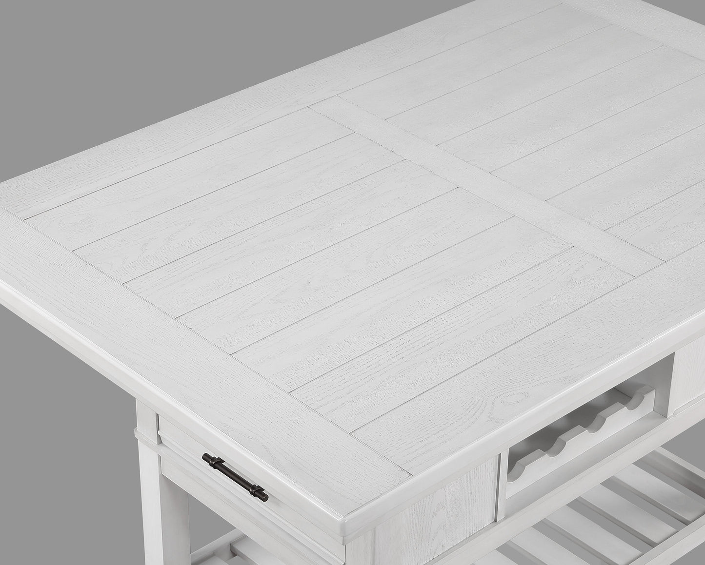 Wendy White Counter Height Table - SET | 2717T-4060-TOP | 2717T-4060-BASE - Luna Furniture - Dallas Store