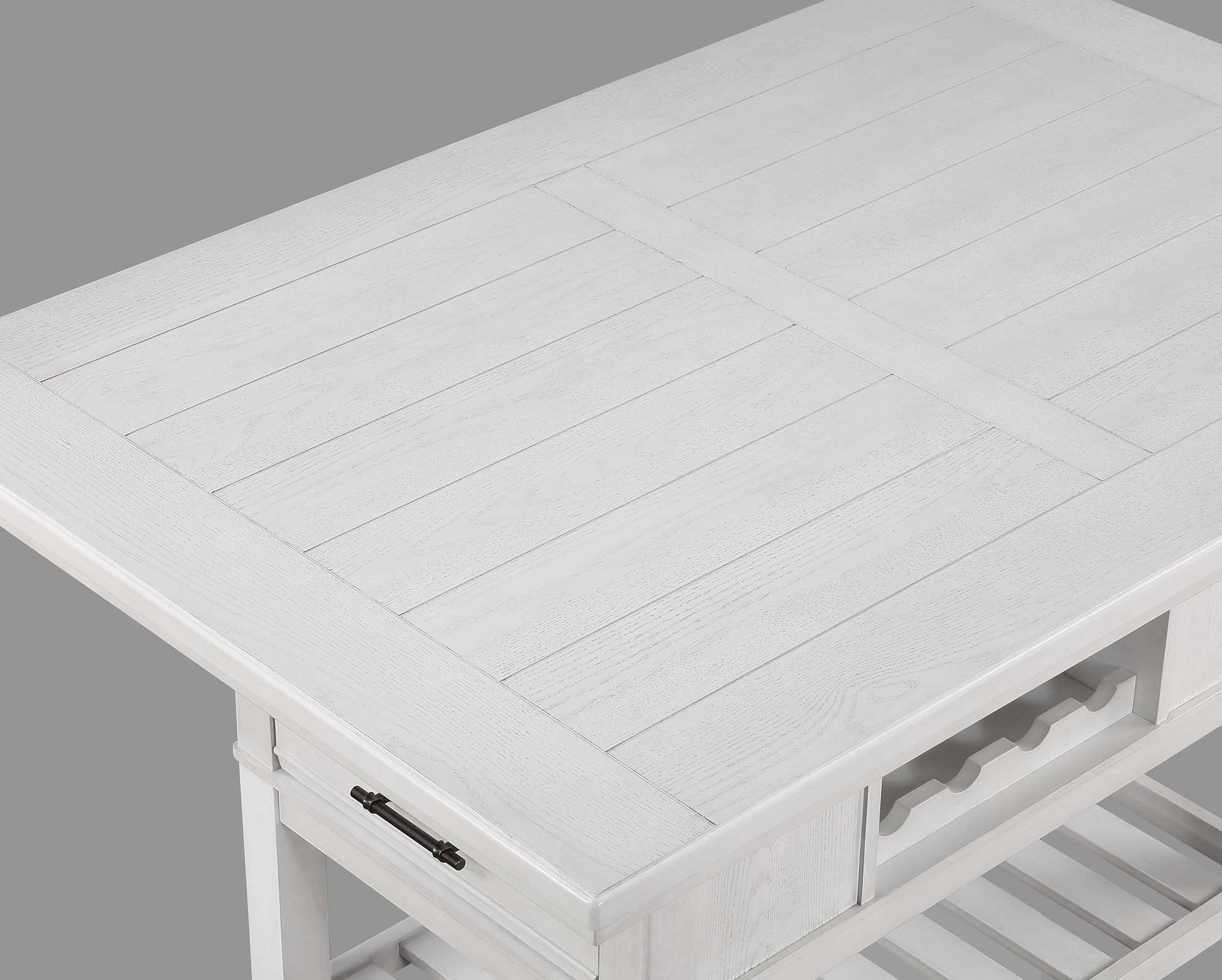 Wendy White Counter Height Table - SET | 2717T-4060-TOP | 2717T-4060-BASE - Luna Furniture - Dallas Store