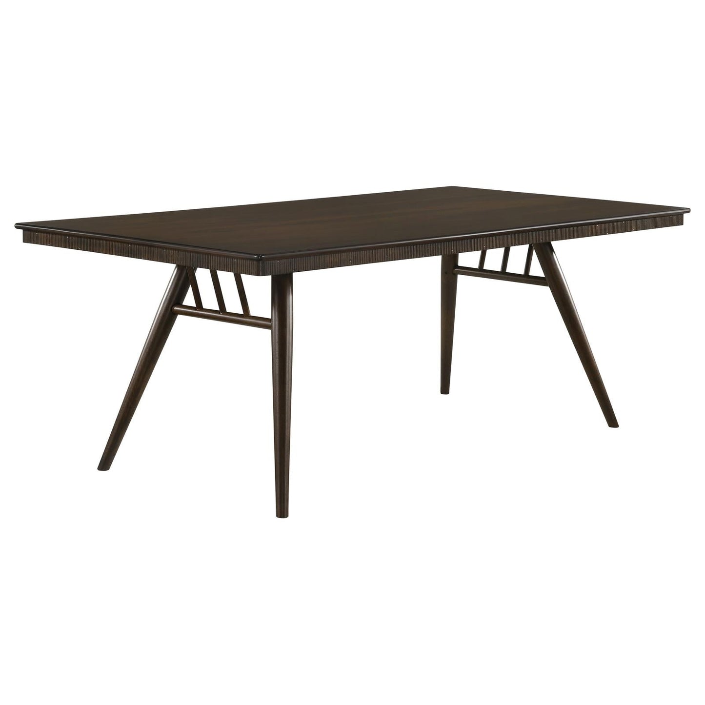 Wes Dark Walnut Rectangular Dining Table - 115271 - Luna Furniture - Dallas Store