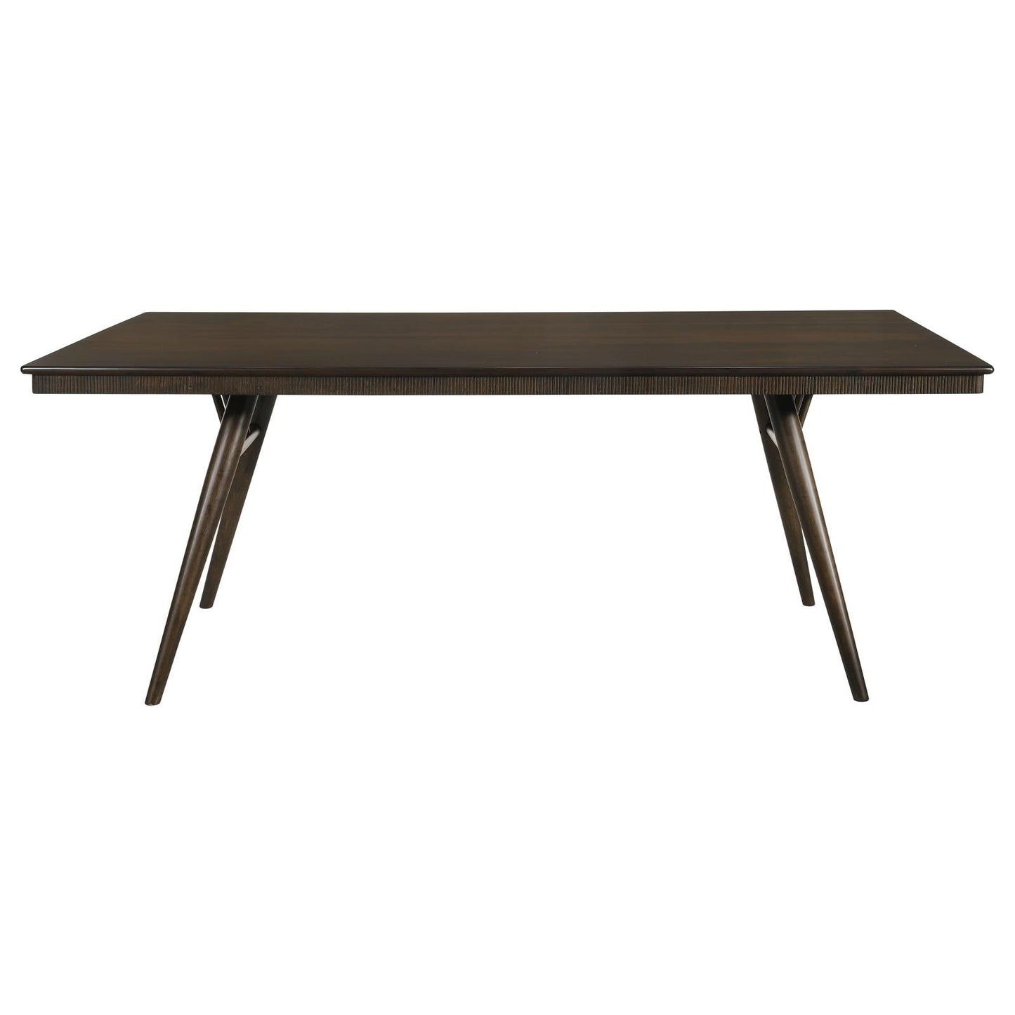 Wes Dark Walnut Rectangular Dining Table - 115271 - Luna Furniture - Dallas Store