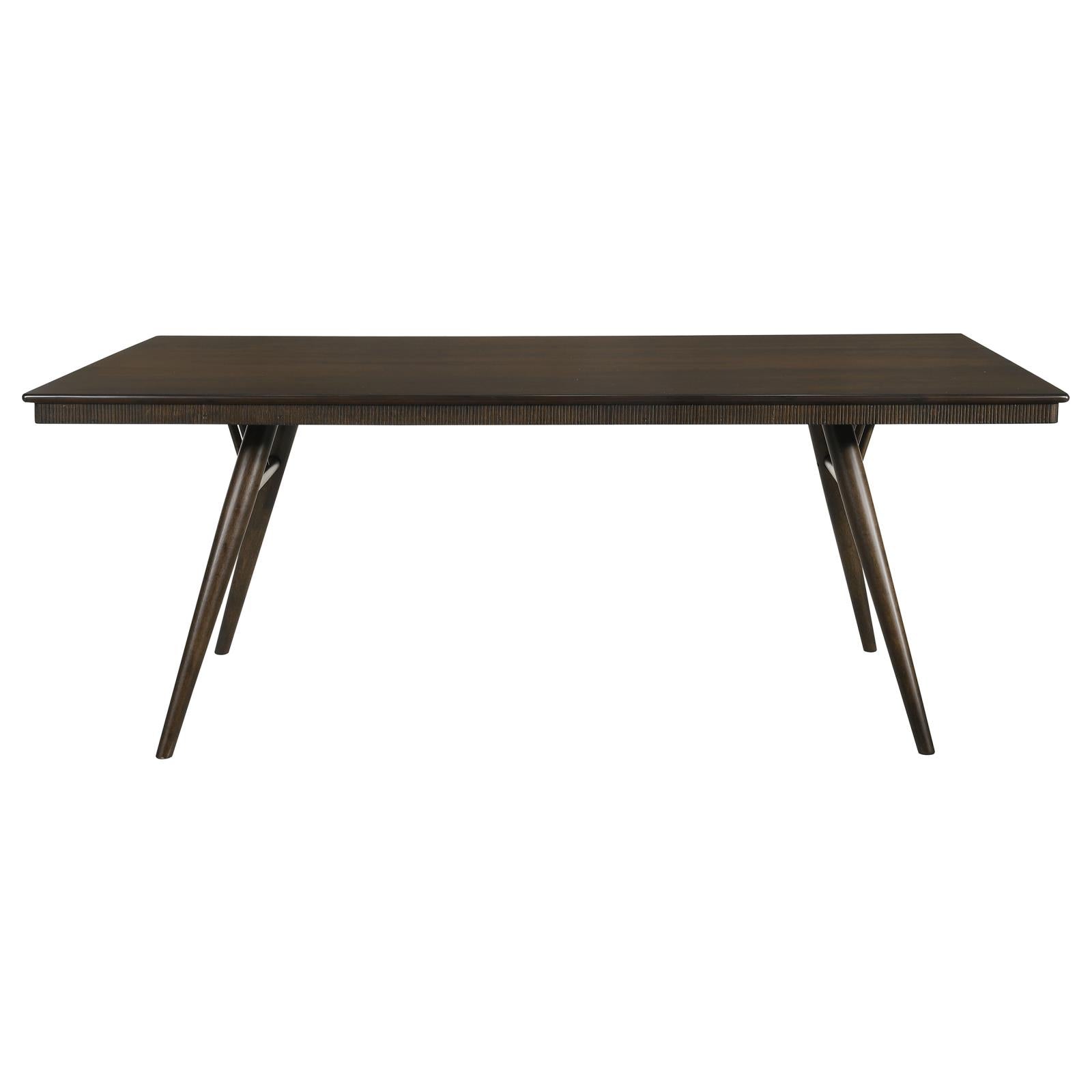 Wes Dark Walnut Rectangular Dining Table - 115271 - Luna Furniture - Dallas Store