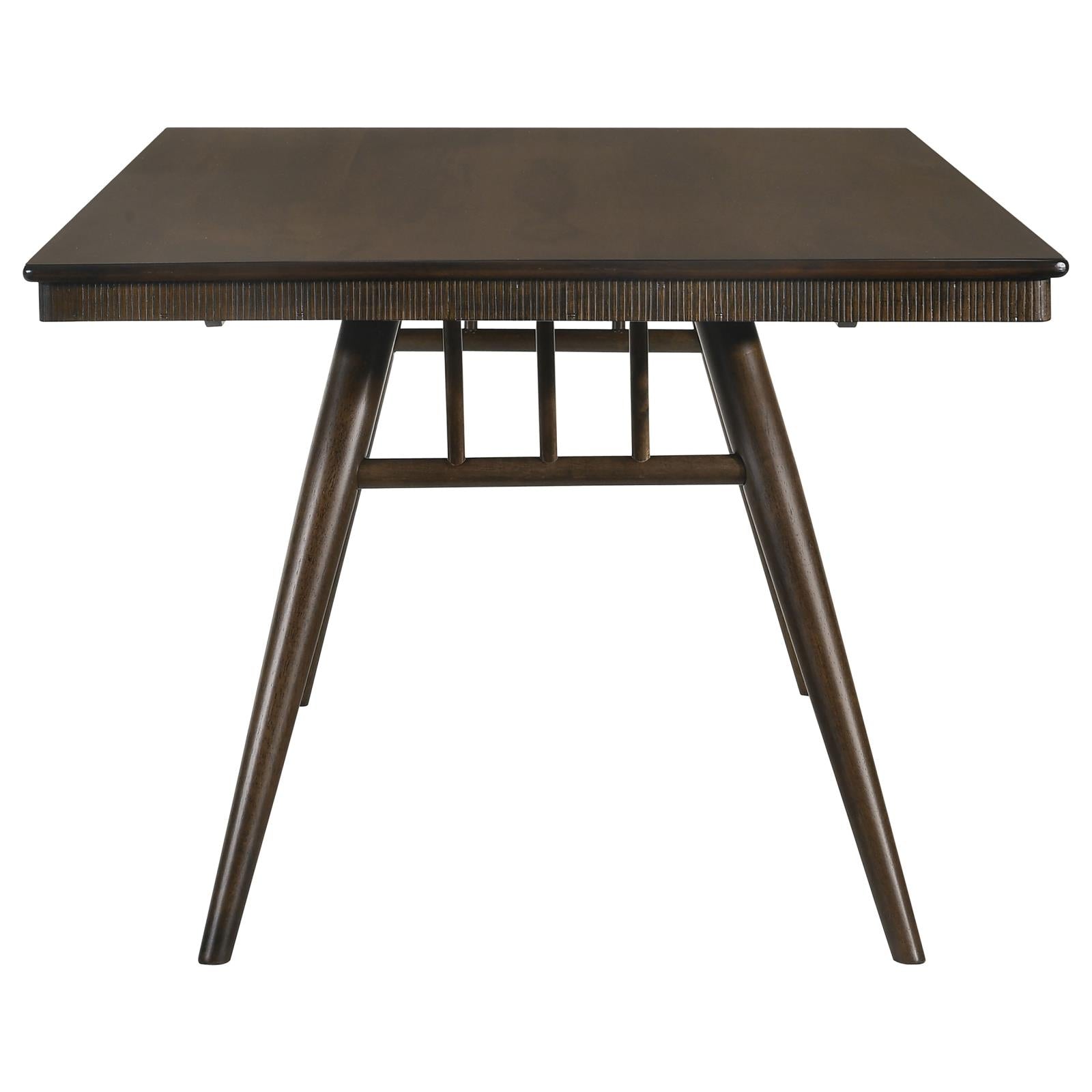 Wes Dark Walnut Rectangular Dining Table - 115271 - Luna Furniture - Dallas Store