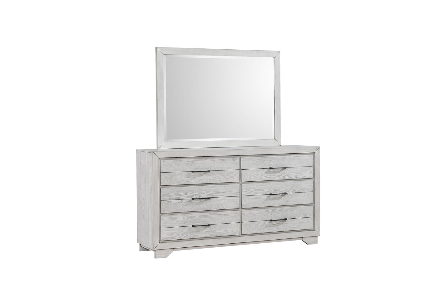White Sands Chalk Bedroom Mirror (Mirror Only) - B8260-11 - Luna Furniture - Dallas Store