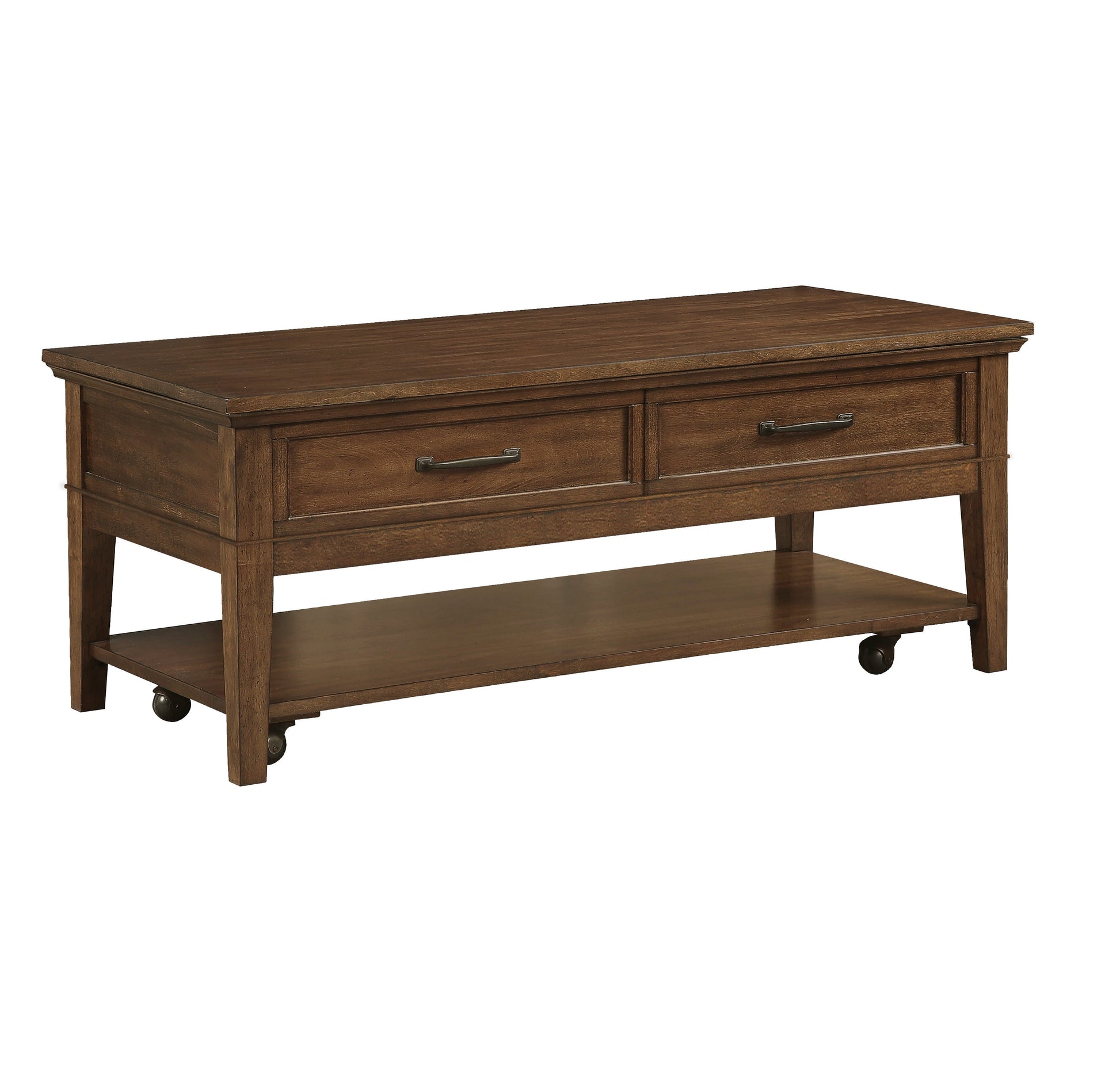 Whitley Walnut Cocktail Table - 3620-30 - Luna Furniture - Dallas Store