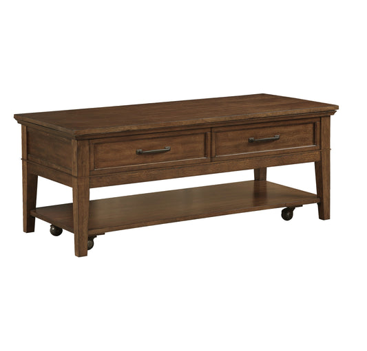 Whitley Walnut Cocktail Table - 3620-30 - Luna Furniture - Dallas Store