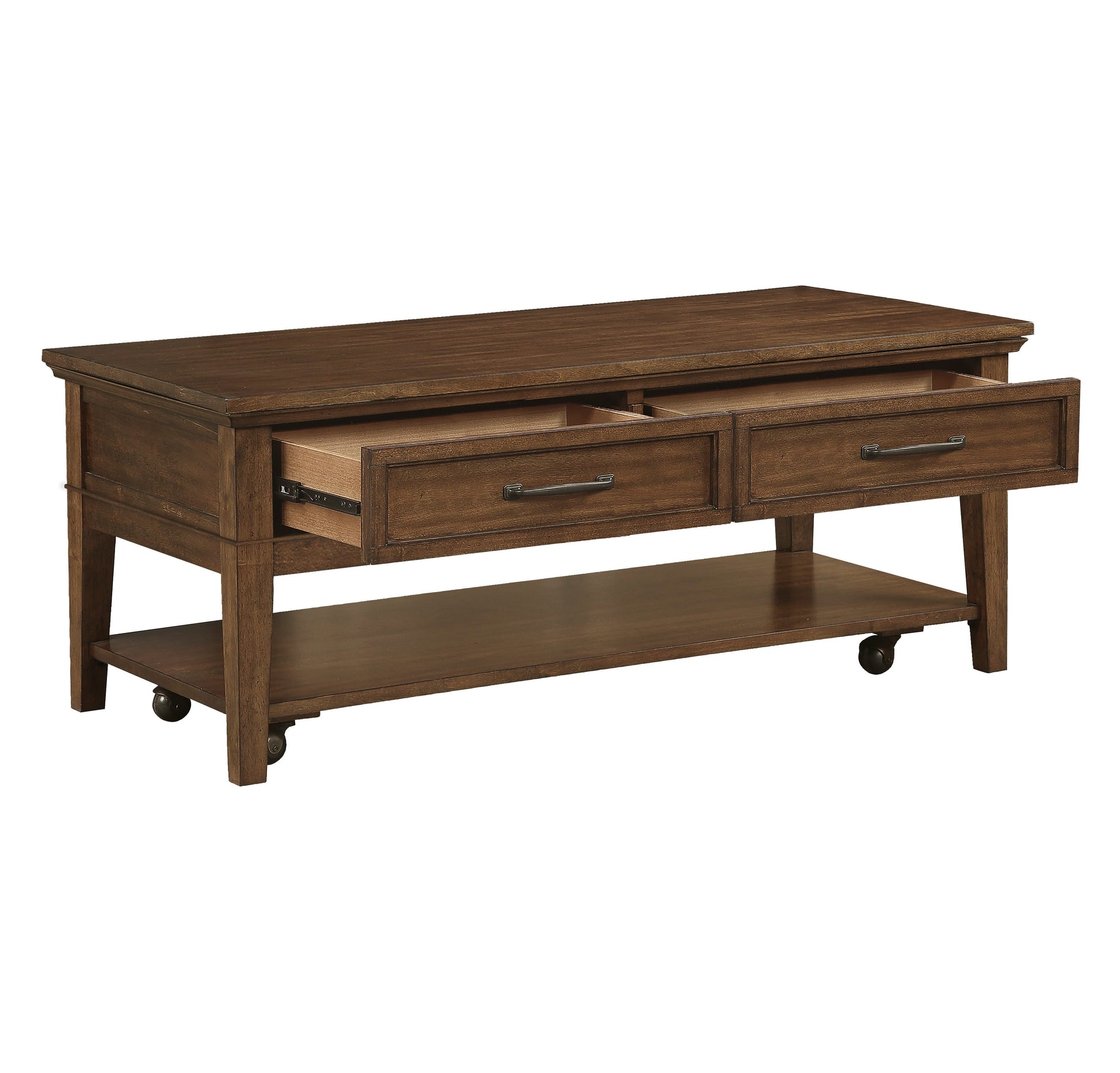 Whitley Walnut Cocktail Table - 3620-30 - Luna Furniture - Dallas Store